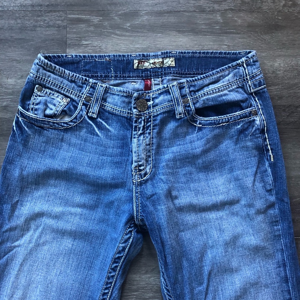 BKE Wendi medium wash straight leg jeans